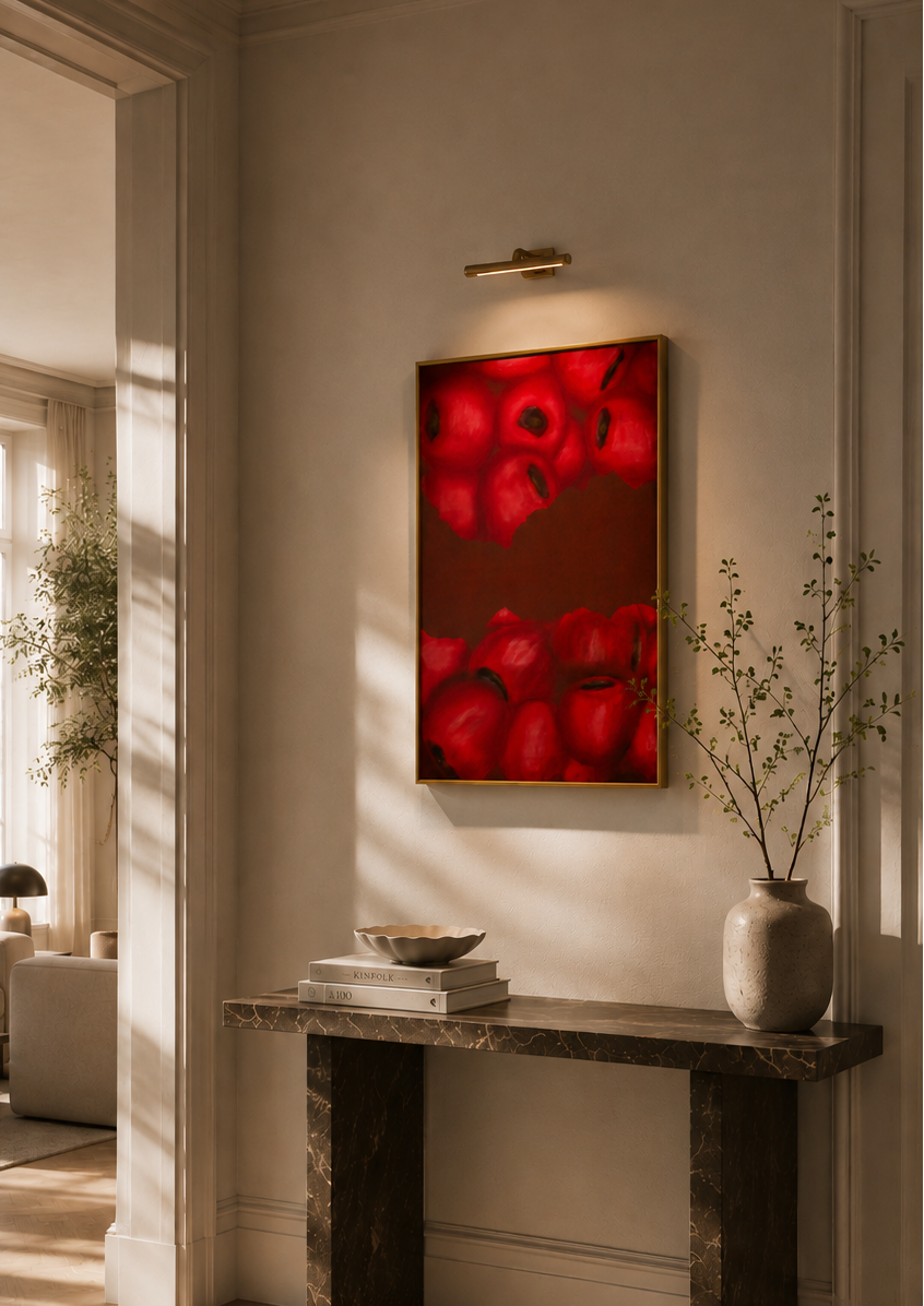 A Fragment of a Red Memory, 50x70 cm