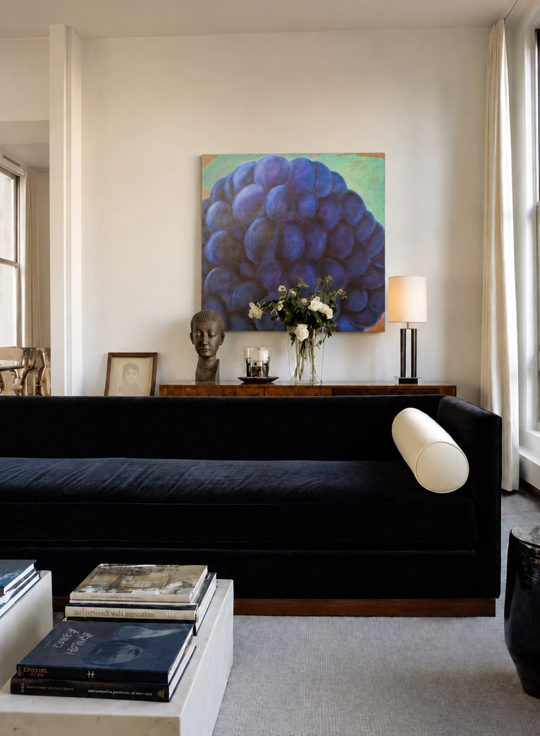 Peel Me A Grape, 100x100 cm