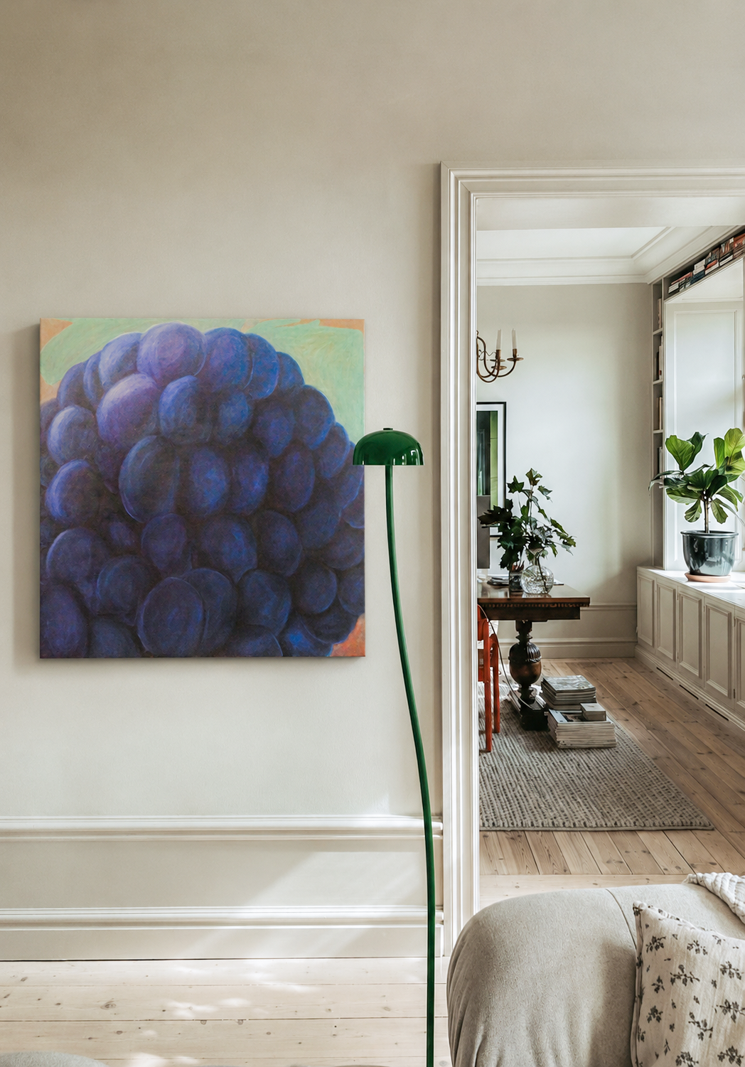 Peel Me A Grape, 100x100 cm